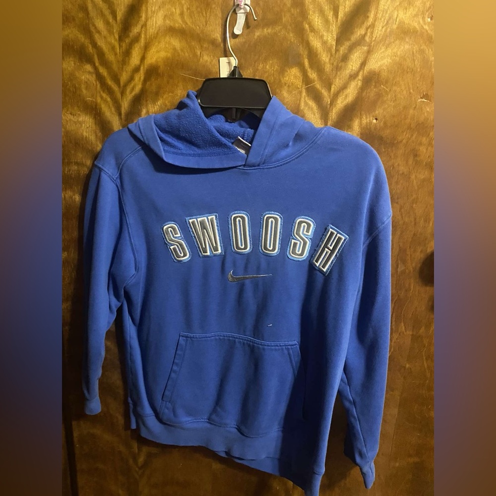 Blue Nike hoodie